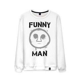 Мужской свитшот хлопок с принтом Funny Man (HU) в Тюмени, 100% хлопок |  | funny man | hollywood undead | забавный парень