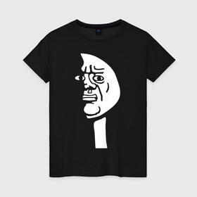Женская футболка хлопок с принтом Грусть, печаль. в Тюмени, 100% хлопок | прямой крой, круглый вырез горловины, длина до линии бедер, слегка спущенное плечо | mems | грустный мем | интернет мемы | мемы | печальный мем