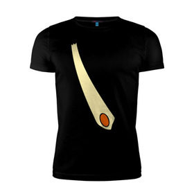 Мужская футболка премиум с принтом Карлсон c пропеллером в Тюмени, 92% хлопок, 8% лайкра | приталенный силуэт, круглый вырез ворота, длина до линии бедра, короткий рукав | лямка | мультик | мультфильм | подтяжки | пуговица | штаны
