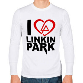 Мужской лонгслив хлопок с принтом I love linkin park (Я люблю Linkin Park) в Тюмени, 100% хлопок |  | rock | линкин парк | музыкальная группа | рок группа | рок музыка