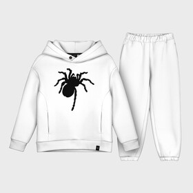Детский костюм хлопок Oversize с принтом Паук (spider) в Тюмени,  |  | насекомые | паутина | паучок | черная вдова | черный паук
