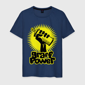 Мужская футболка хлопок с принтом Сила граффити в Тюмени, 100% хлопок | прямой крой, круглый вырез горловины, длина до линии бедер, слегка спущенное плечо. | graff power | graffity | баллончик | графити | краска