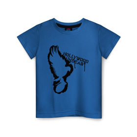 Детская футболка хлопок с принтом Hollywood undead (graffiti) в Тюмени, 100% хлопок | круглый вырез горловины, полуприлегающий силуэт, длина до линии бедер | хип хоп