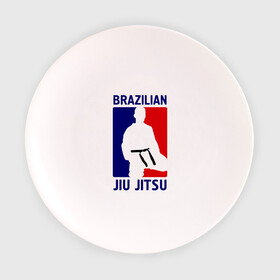 Тарелка с принтом Джиу-джитсу  (Jiu jitsu) в Тюмени, фарфор | диаметр - 210 мм
диаметр для нанесения принта - 120 мм | brazilian | бой | джиу джитсу | карате | черный пояс
