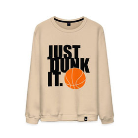 Мужской свитшот хлопок с принтом Just dunk it. в Тюмени, 100% хлопок |  | Тематика изображения на принте: just dunk | just dunk it | nba | баскетбол | баскетбольный мяч | мяч dunk | нба