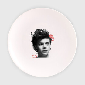 Тарелка с принтом Harry Styles в Тюмени, фарфор | диаметр - 210 мм
диаметр для нанесения принта - 120 мм | 1d | keep calm | music | one direction | гарри стайлс