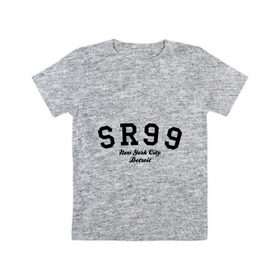 Детская футболка хлопок с принтом SR99 NY в Тюмени, 100% хлопок | круглый вырез горловины, полуприлегающий силуэт, длина до линии бедер | хип хоп