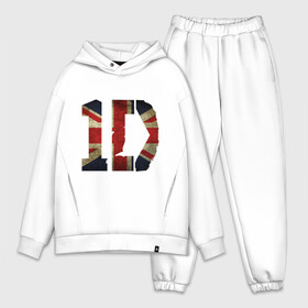 Мужской костюм хлопок OVERSIZE с принтом 1D British flag в Тюмени,  |  | 1d | british flag | flag | keep calm | music | one direction | британский флаг | флаг