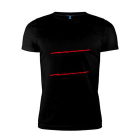 Мужская футболка премиум с принтом ACDC в Тюмени, 92% хлопок, 8% лайкра | приталенный силуэт, круглый вырез ворота, длина до линии бедра, короткий рукав | acdc | rock | блюз рок | рок | рок группа | рок н ролл | хард рок | эйсидиси