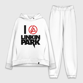 Женский костюм хлопок Oversize с принтом Linkin Park в Тюмени,  |  | linkin park | rock | альтернативный метал | альтернативный рок | линкин парк | ню метал | рок | рэпкор | электроник рок