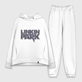 Женский костюм хлопок Oversize с принтом Linkin Park в Тюмени,  |  | linkin park | rock | альтернативный метал | альтернативный рок | линкин парк | ню метал | рок | рэпкор | электроник рок