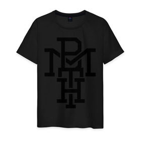 Мужская футболка хлопок с принтом BMTH в Тюмени, 100% хлопок | прямой крой, круглый вырез горловины, длина до линии бедер, слегка спущенное плечо. | bmth | bring me the horizon | hardcore | kubana 2014 | rock | дэткор | музыка | рок | рок группы
