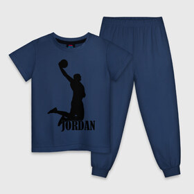 Детская пижама хлопок с принтом Michael Jordan. в Тюмени, 100% хлопок |  брюки и футболка прямого кроя, без карманов, на брюках мягкая резинка на поясе и по низу штанин
 | basketball | баскетбол | джордан | майкл джордан | спорт