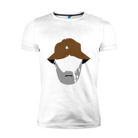 Мужская футболка премиум с принтом Владелец фермы в Тюмени, 92% хлопок, 8% лайкра | приталенный силуэт, круглый вырез ворота, длина до линии бедра, короткий рукав | борода | зомби