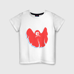 Детская футболка хлопок с принтом Приведение в Тюмени, 100% хлопок | круглый вырез горловины, полуприлегающий силуэт, длина до линии бедер | Тематика изображения на принте: 