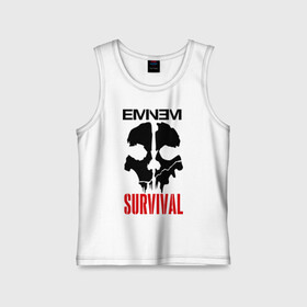 Детская майка хлопок с принтом Eminem - Survival в Тюмени,  |  | eminem   survival | gangsta | gansta | hip | hip hop | hop | media | rap | survival выживание | еп | рэп | рэпчина | хип | хип хоп | хоп | эминем