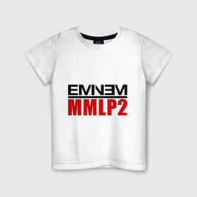 Детская футболка хлопок с принтом Eminem MMLP2 в Тюмени, 100% хлопок | круглый вырез горловины, полуприлегающий силуэт, длина до линии бедер | eminem   survival | eminem mmlp2 | gangsta | gansta | hip | hip hop | hop | rap | survival выживание | еп | рэп | рэпчина | хип | хип хоп | хоп | эминем