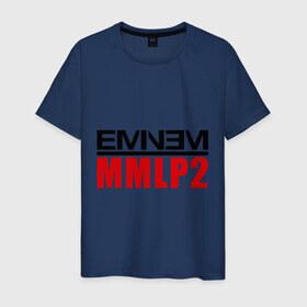 Мужская футболка хлопок с принтом Eminem MMLP2 в Тюмени, 100% хлопок | прямой крой, круглый вырез горловины, длина до линии бедер, слегка спущенное плечо. | eminem   survival | eminem mmlp2 | gangsta | gansta | hip | hip hop | hop | rap | survival выживание | еп | рэп | рэпчина | хип | хип хоп | хоп | эминем