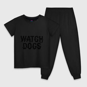 Детская пижама хлопок с принтом Watch Dogs в Тюмени, 100% хлопок |  брюки и футболка прямого кроя, без карманов, на брюках мягкая резинка на поясе и по низу штанин
 | watch dogs | сторожевые псы