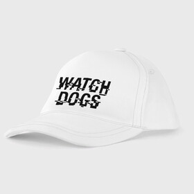 Детская бейсболка с принтом Watch Dogs в Тюмени, 100% хлопок | классический козырек, металлическая застежка-регулятор размера | Тематика изображения на принте: watch dogs | сторожевые псы