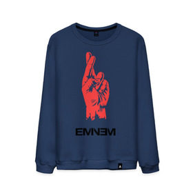 Мужской свитшот хлопок с принтом Eminem в Тюмени, 100% хлопок |  | bad | berzerk | eminem | gangsta | gansta | hip | hip hop | hop | rap | shady | shady records | еп | рэп | рэпчина | хип | хип хоп | хоп | эминем