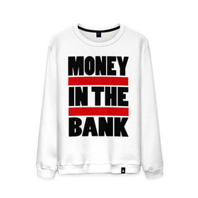 Мужской свитшот хлопок с принтом Деньги в банке в Тюмени, 100% хлопок |  | Тематика изображения на принте: банка | деньги | деньги в банке | офисный планктон | профессии