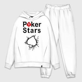 Мужской костюм хлопок OVERSIZE с принтом Poker Stars в Тюмени,  |  | pokerstars