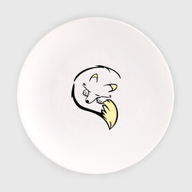 Тарелка с принтом лисичка спит в Тюмени, фарфор | диаметр - 210 мм
диаметр для нанесения принта - 120 мм | лиса