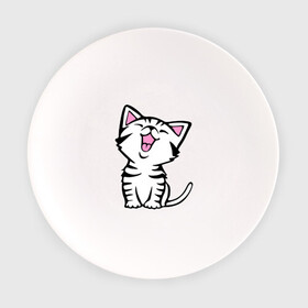 Тарелка с принтом милый котенок в Тюмени, фарфор | диаметр - 210 мм
диаметр для нанесения принта - 120 мм | киса | котёнок | котик | кошки | милые | милый | милый котенок