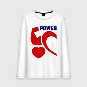 Мужской лонгслив хлопок с принтом Power of love (м) в Тюмени, 100% хлопок |  | 14 февраля | power of love | влюбленным | для двоих | парные | сила любви