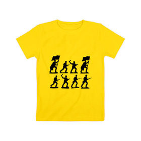 Детская футболка хлопок с принтом Солдатики в Тюмени, 100% хлопок | круглый вырез горловины, полуприлегающий силуэт, длина до линии бедер | армия | война | войско | победа | солдатики | солдаты | флаги