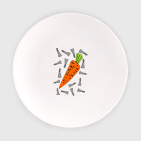Тарелка с принтом морковка и кролик парная в Тюмени, фарфор | диаметр - 210 мм
диаметр для нанесения принта - 120 мм | Тематика изображения на принте: 14 февраля | все | день святого валентина | для двоих | идеи подарков | морковка и кролик | парные