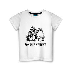 Детская футболка хлопок с принтом Сыны Анархии Бобби в Тюмени, 100% хлопок | круглый вырез горловины, полуприлегающий силуэт, длина до линии бедер | кино | мультфильмы и тв | сыны анархии бобби