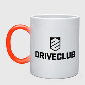 Кружка хамелеон с принтом Drive club в Тюмени, керамика | меняет цвет при нагревании, емкость 330 мл | Тематика изображения на принте: drive club | гонки