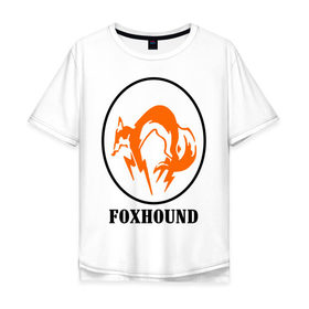 Мужская футболка хлопок Oversize с принтом Metal gear ground zeroes в Тюмени, 100% хлопок | свободный крой, круглый ворот, “спинка” длиннее передней части | 