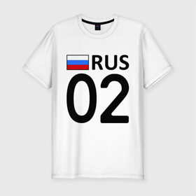 Мужская футболка премиум с принтом Республика Башкортостан (02) в Тюмени, 92% хлопок, 8% лайкра | приталенный силуэт, круглый вырез ворота, длина до линии бедра, короткий рукав | 