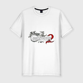 Мужская футболка премиум с принтом Castlevania: Lords Of Shadow 2 (2) в Тюмени, 92% хлопок, 8% лайкра | приталенный силуэт, круглый вырез ворота, длина до линии бедра, короткий рукав | Тематика изображения на принте: 
