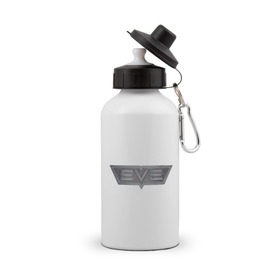 Бутылка спортивная с принтом EVE online в Тюмени, металл | емкость — 500 мл, в комплекте две пластиковые крышки и карабин для крепления | eve online | игры