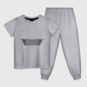 Детская пижама хлопок с принтом EVE online в Тюмени, 100% хлопок |  брюки и футболка прямого кроя, без карманов, на брюках мягкая резинка на поясе и по низу штанин
 | eve online | игры