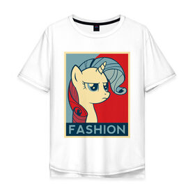 Мужская футболка хлопок Oversize с принтом Trixie Fashion в Тюмени, 100% хлопок | свободный крой, круглый ворот, “спинка” длиннее передней части | my little pony | swag | trixie | дружба   это чудо | мультфильм | пони | поняши | поняшки | сваг | свэг | триски