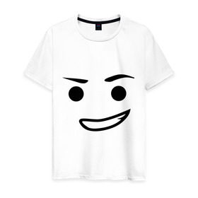 Мужская футболка хлопок с принтом Emmet в Тюмени, 100% хлопок | прямой крой, круглый вырез горловины, длина до линии бедер, слегка спущенное плечо. | emmet | everything is awesome | the lego movie | лего | легофильм | фильм | эмммет