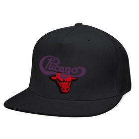 Кепка снепбек с прямым козырьком с принтом Чикаго Булс Chicago bulls в Тюмени, хлопок 100% |  | chicago bulls | swag | бык | чикаго булс