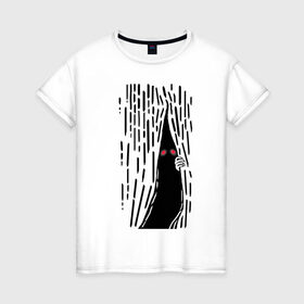 Женская футболка хлопок с принтом Нечто Сверхъестественное в Тюмени, 100% хлопок | прямой крой, круглый вырез горловины, длина до линии бедер, слегка спущенное плечо | дьяволы | монстры | нечто сверхъестественное | привидения