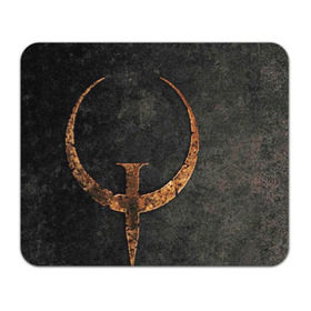 Коврик прямоугольный с принтом Quake logo в Тюмени, натуральный каучук | размер 230 х 185 мм; запечатка лицевой стороны | quake | quake logo | игры | квейк | компьютерные игры