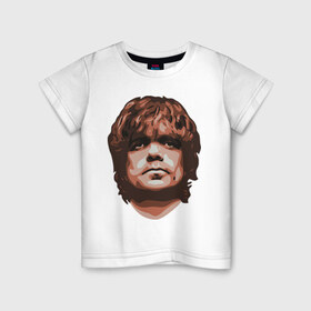 Детская футболка хлопок с принтом Tyrion Lannister в Тюмени, 100% хлопок | круглый вырез горловины, полуприлегающий силуэт, длина до линии бедер | Тематика изображения на принте: 