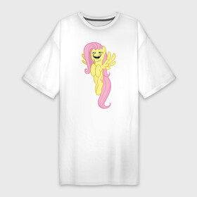 Платье-футболка хлопок с принтом Пони троллфейс в Тюмени,  |  | my little pony | pony | брони | пони | пони троллфейс | тролл