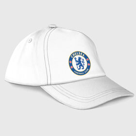 Бейсболка с принтом Chelsea logo в Тюмени, 100% хлопок | классический козырек, металлическая застежка-регулятор размера | Тематика изображения на принте: 1905 | chelsea | chelsea logo | fc | footbal club | лого | логотип | спорт | футбол | футбольный клуб | челси