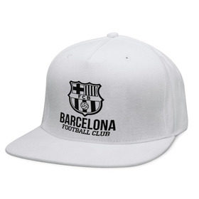 Кепка снепбек с прямым козырьком с принтом Barcelona FC в Тюмени, хлопок 100% |  | barcelona | fc | fc barcelona | footbal club | барселона | лого | логотип | спорт | футбол | футбольный клуб