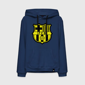 Мужская толстовка хлопок с принтом Barcelona logo в Тюмени, френч-терри, мягкий теплый начес внутри (100% хлопок) | карман-кенгуру, эластичные манжеты и нижняя кромка, капюшон с подкладом и шнурком | barcelona | fc | fc barcelona | footbal club | барселона | лого | логотип | спорт | футбол | футбольный клуб