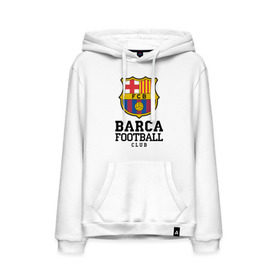 Мужская толстовка хлопок с принтом Barcelona FC в Тюмени, френч-терри, мягкий теплый начес внутри (100% хлопок) | карман-кенгуру, эластичные манжеты и нижняя кромка, капюшон с подкладом и шнурком | barcelona | fc | fc barcelona | footbal club | барселона | лого | логотип | спорт | футбол | футбольный клуб